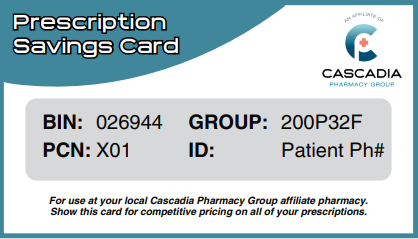 Prescription Savings Card